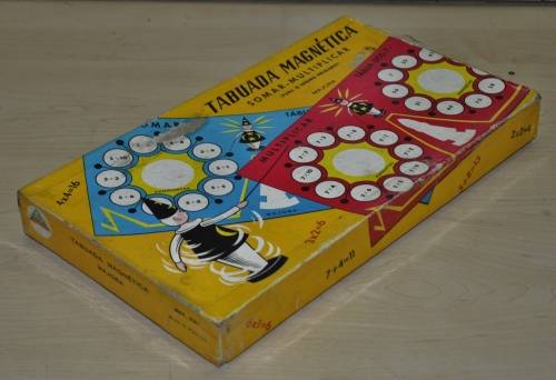 Vintage Maths Game (Addition and Multiplication) - Tabuada Magnetica by Majora - For Primary School