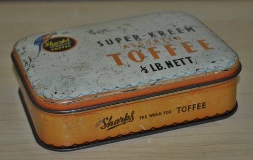 Rare find - Vintage Sharps Super-Kreem Assorted Toffee Tin C1940