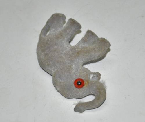 Vintage Carved Bakelite Elephant Pin c1940