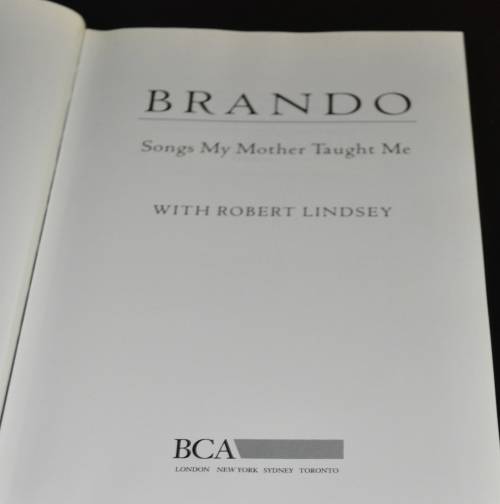 Brando Songs My Mother Taught Me with Robert Lindley