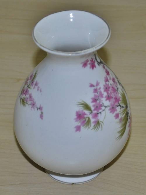 Vintage Southfields Fine Bone China Hand Painted Small Vase Made in England