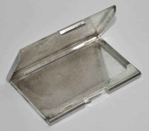 Vintage Silver Plated Business Card Holder c1970