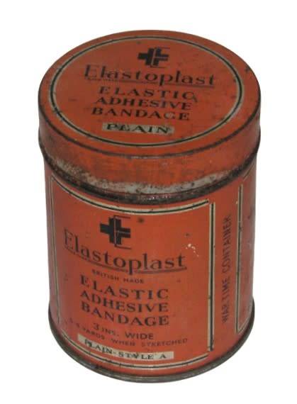 Vintage, Collectible Elastoplast Elastic Adhesive Bandage Tin - Made in England