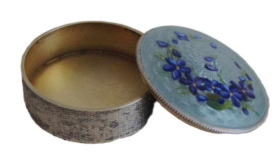 Antique Swiss 935 standard silver, gilt and guilloche enamel box, Geneva circa 1920