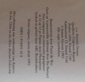 o.a. Daantjie Dromer by Jeanne Goosen, Queillerie 1993 First Edition, First Print