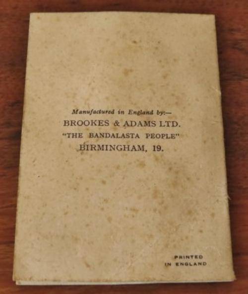 Vintage 1930's set of Banda carpet bowls in original box with rules booklet and rubber toe mat