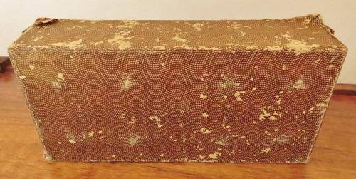 Vintage 1930's set of Banda carpet bowls in original box with rules booklet and rubber toe mat