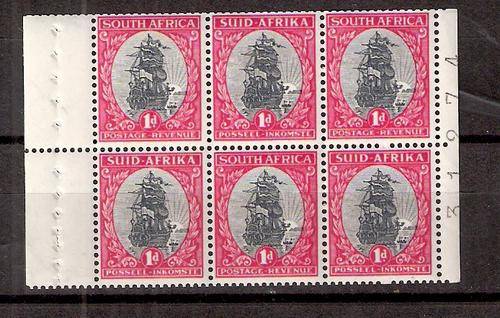1951 2d BOOKLET PANE WITH BLACK SHEET NO IN MARGIN
