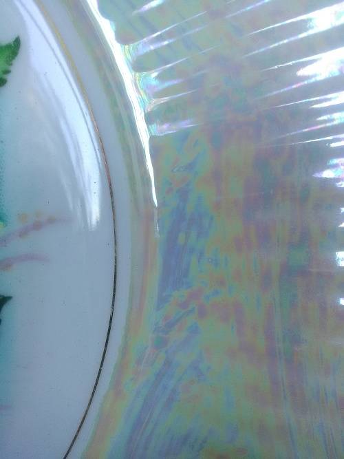 antique Vintage pearl plate