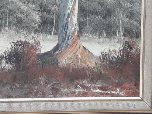 CANT MAKE OUT ARTIST NAME !! STUNNING HUGE STILL LIFE!!!!!!!!!!!!!!!!!!!!!!!!! PAINTING NAME TAMMY?