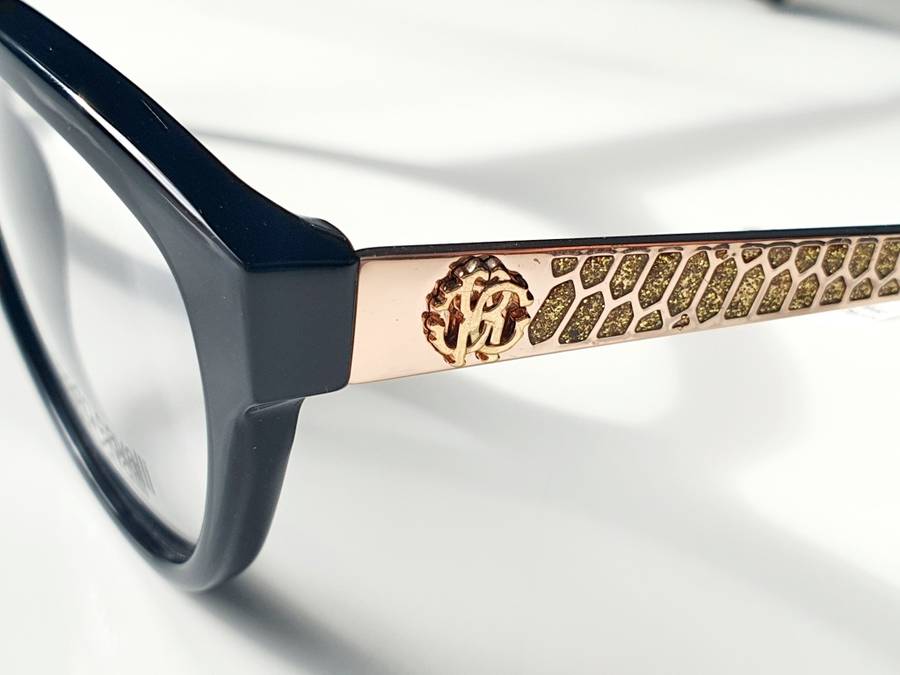 ROBERTO CAVALLI DABIH RC 860 BLACK EYE GLASSES FRAME 54-16-140 CAT EYE 0860