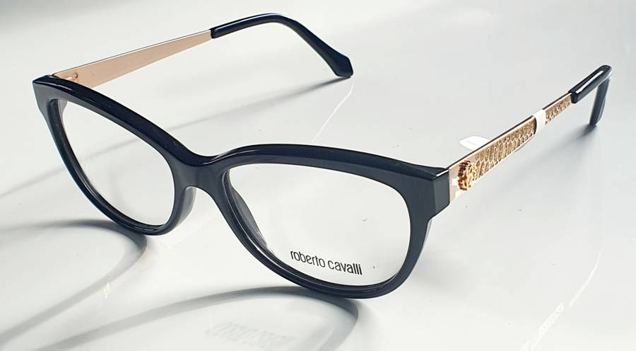 ROBERTO CAVALLI DABIH RC 860 BLACK EYE GLASSES FRAME 54-16-140 CAT EYE 0860
