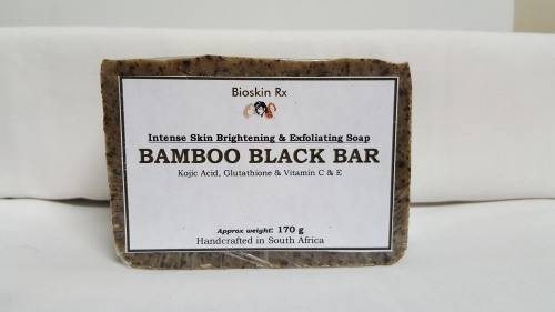 BAMBOO BLACK BAR (intense lightening/exfoliating soap)