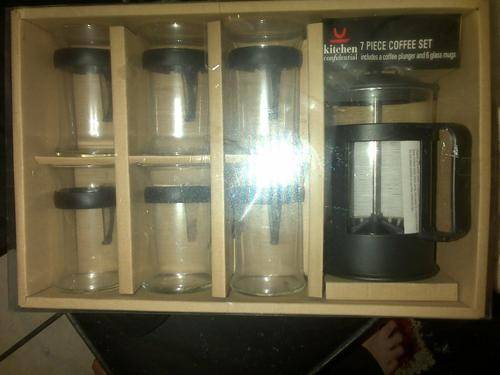 7 piece Coffee plunger set