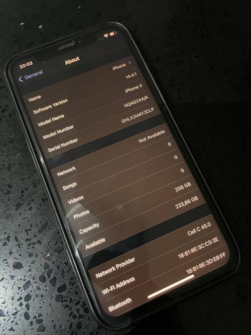 iPhone X - 256GB