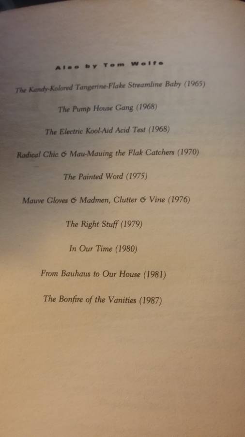 BOOKS - A Man in Full by Tom Wolfe