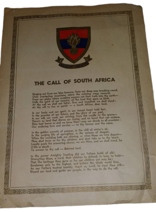 Die Stem van Suid Afrika - The Call of South Africa