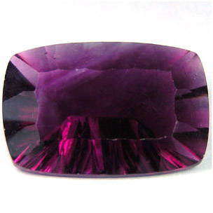 Unbelievable 23.89ct Deep Amethyst purple concave cut Fluorite!