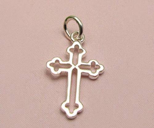 925 Sterling Silver Cross Blessing Pendant