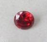 5.82ct Lab Created Round-shaped cut flawless red shinning zircon 10mm x 10mm