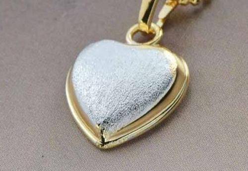 9ct GF Heart Pendant & Chain (Not Gold Plated)