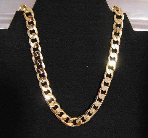 STUNNING! 9ct Solid Gold Filled Chain - 6mm x 510mm
