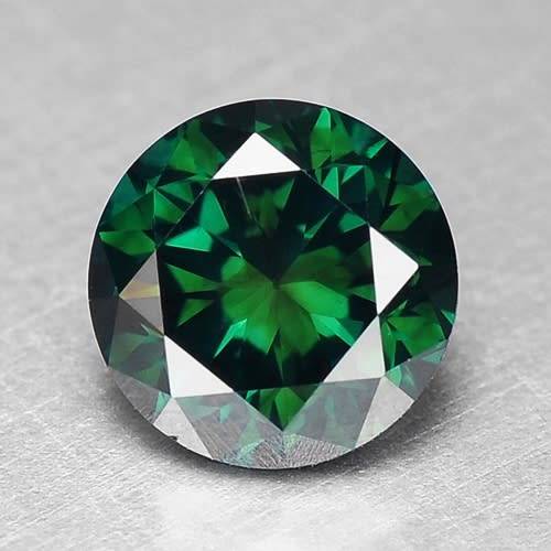 1.12 Cts FANCY SPARKLING SUPER GREEN COLOR NATURAL LOOSE DIAMOND ~~CERTIFIED~~