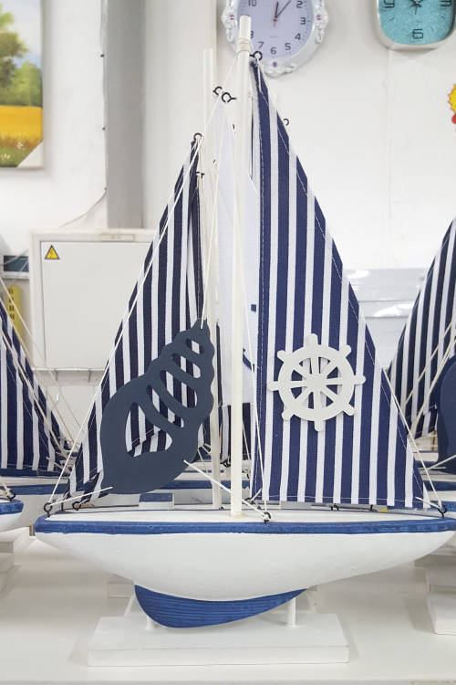 Beautiful BIG Home decor ship 45x30cm! Please read listing.