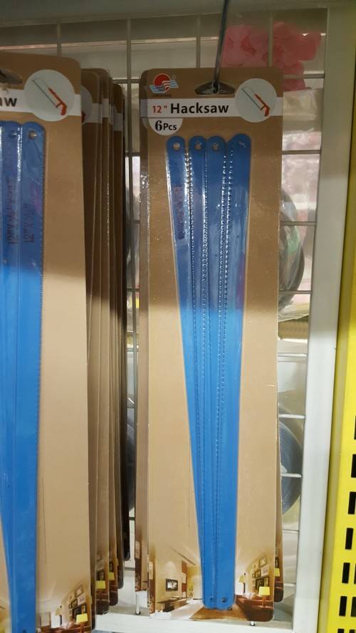 6PC HackSaw Blades. 3 SETS PER BID!!! Please read listing!