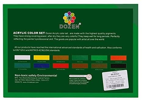 REDUCED TO CLEAR! Acrylic color paint set. View other clearance auctions!