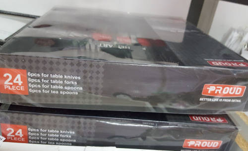 REDUCED TO CLEAR!!! 24pc stainless steel cutlery set. See our other clearance auctions!