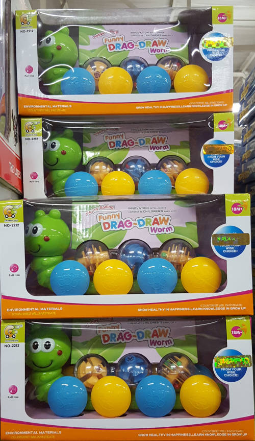 REDUCED TO CLEAR!! Funny drag draw worm. View other clearance auctions!
