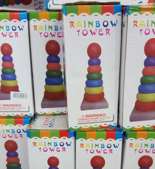 Rainbow stacker! REDUCED TO CLEAR!!! See our other clearance auctions!.