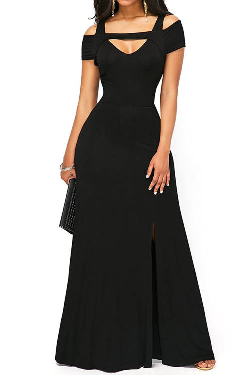 STUNNING black Evening dress. Size M. LOTS OF R1 AUCTIONS!!