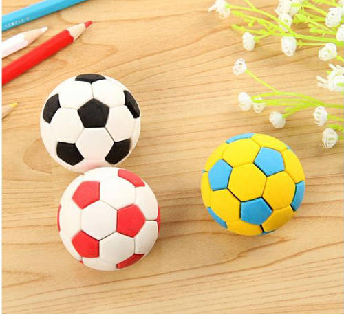 DIY Soccer Ball Eraser Set | Pack of 3
