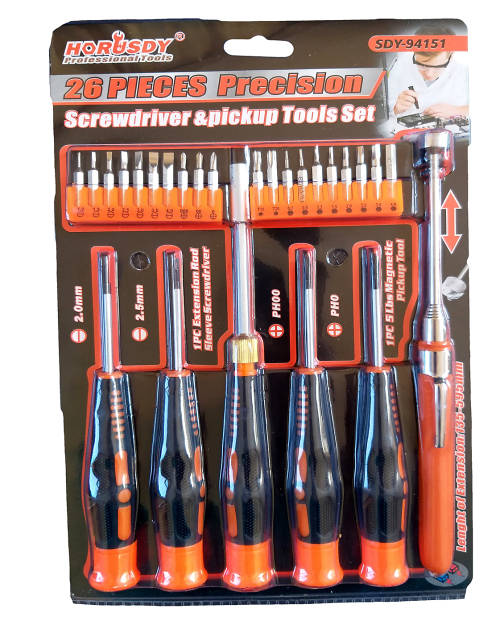26Pcs Precision Screwdriver and Pickup set (professional tools)