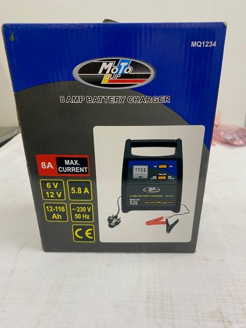 Moto-Quip Battery Charger 8 Amp