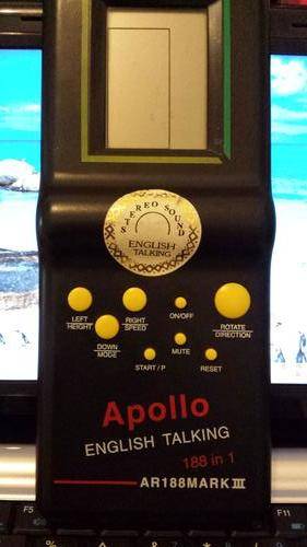 APOLLO ENGLISH TALKING 188 IN 1 GAMING SYSTEM