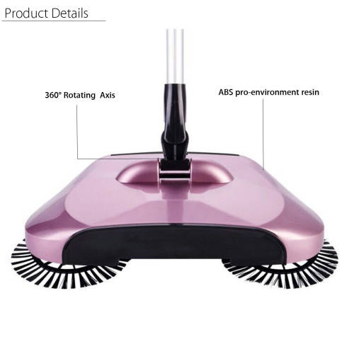 Swifty sweeper 3 in 1,automatic hand push sweeper broom,dustpan and a trash bin