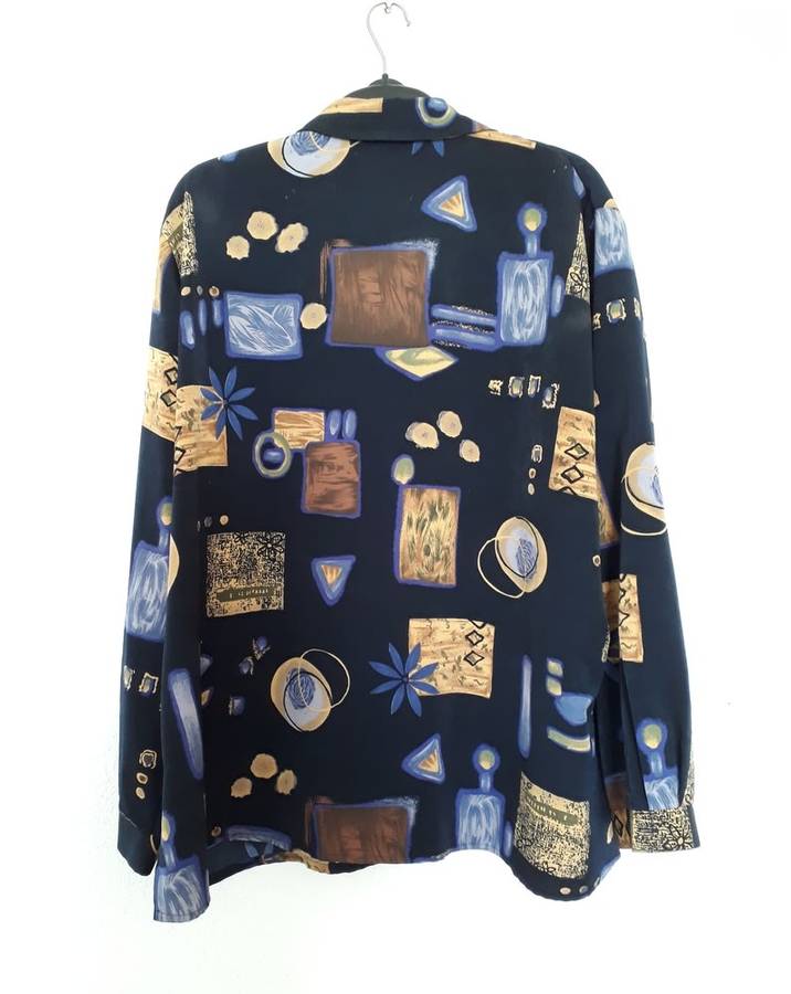 Women's Blouse - Miss Lynn - Navy Floral - 28