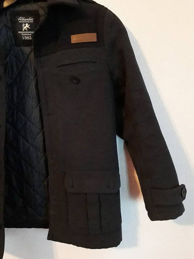 Premium Boy's Thick Padded Jacket - 11-12 years - Dark Grey