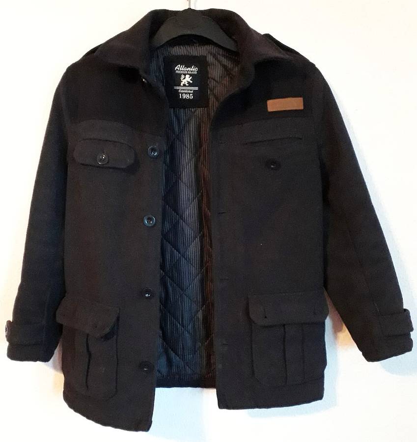 Premium Boy's Thick Padded Jacket - 11-12 years - Dark Grey