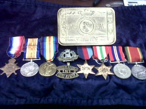 WW1 & WW2 Medals (father & son)