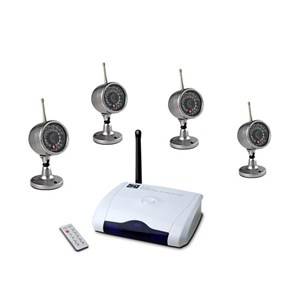 Wireless CCTV 4 Camera System With Reciever