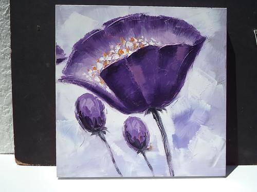 2 X flower Picture ART - OIL PAINTING