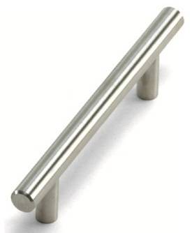 Solid Stainless Steel Bar Pull Kitchen Cabinet Handles 96mm - NEW