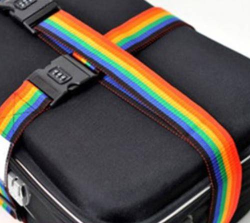 Security Travel Adjustable Combination Lock Luggage Suitcase Strap Belt Lock - NEW