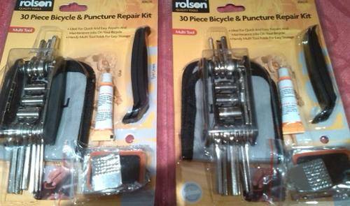 Rolson 30 Piece Bicycle & Puncture Repair Kit - NEW