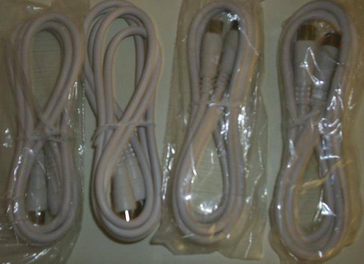 MALE TO MALE CO-AX CABLE    (NEW)