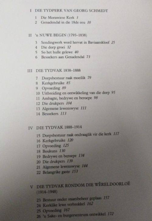 DIE GESKIEDENIS VAN GENADENDAL 1738-1988